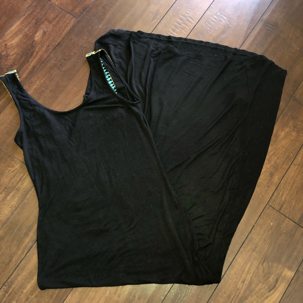 Angl Embroidered Back Maxi Dress